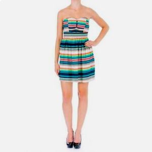 BeBop Fun & Colorful Striped Dress, S